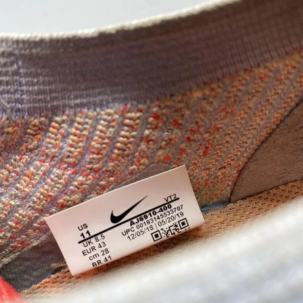 Nike Air VaporMax Flyknit 3 AJ6910-400 Running Shoes Sneakers Women's Size 11 - Picture 7 of 7